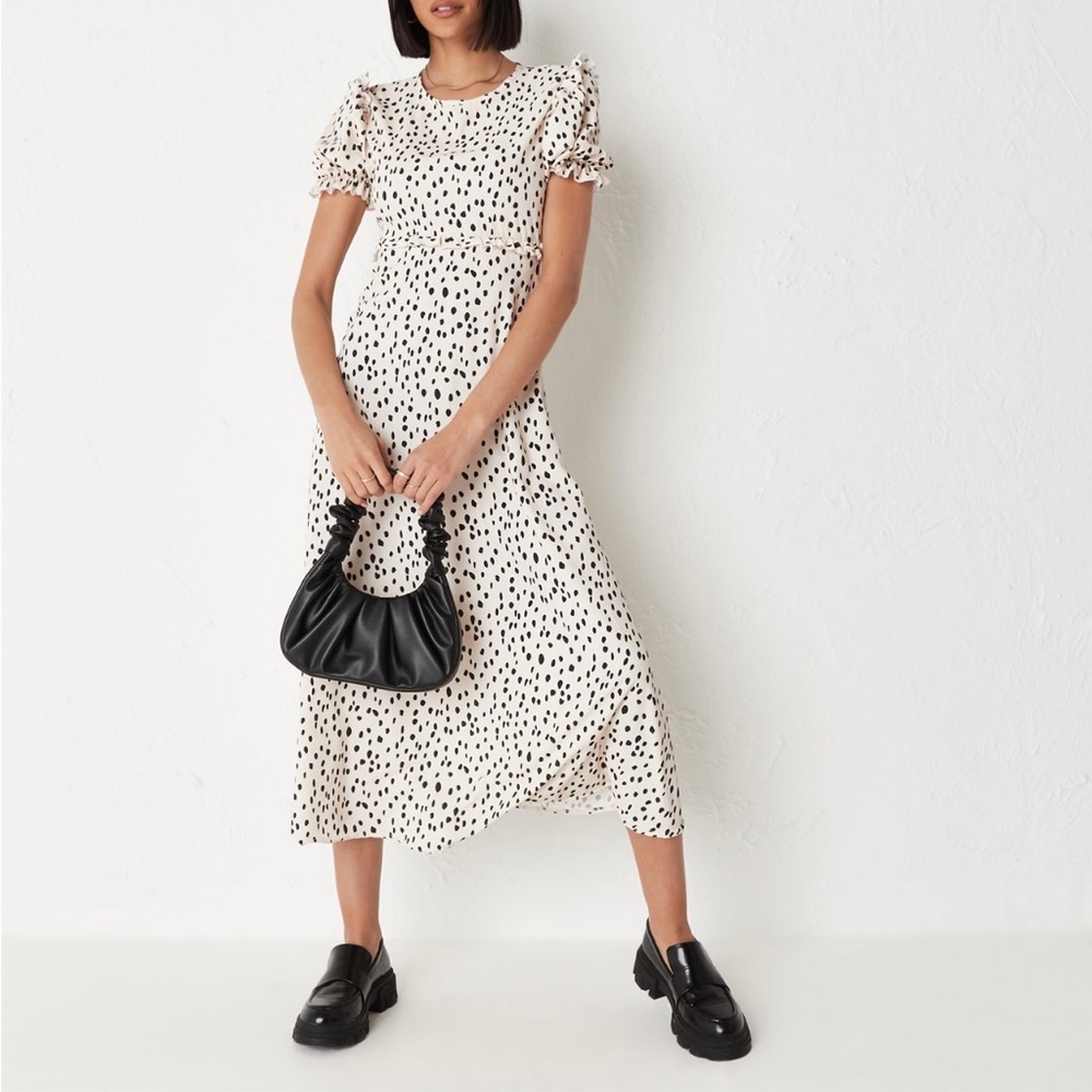 MissG MIDAXI SMOCK DRESS in Stone